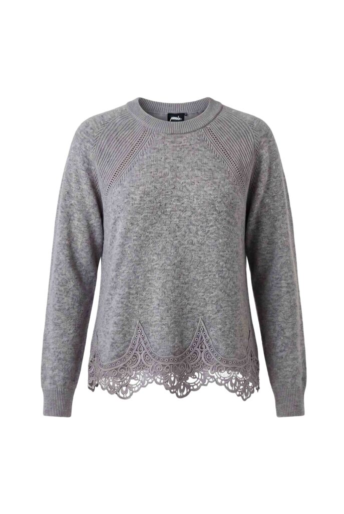 Poools trui lace grey